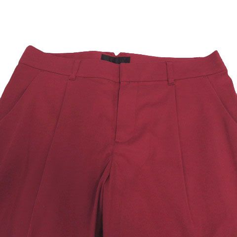 アンタイトル UNTITLED パンツ ジョガーパンツ タック 裾ゴム ストレッチ コットン混 ピンク系 ピンクパープル 2