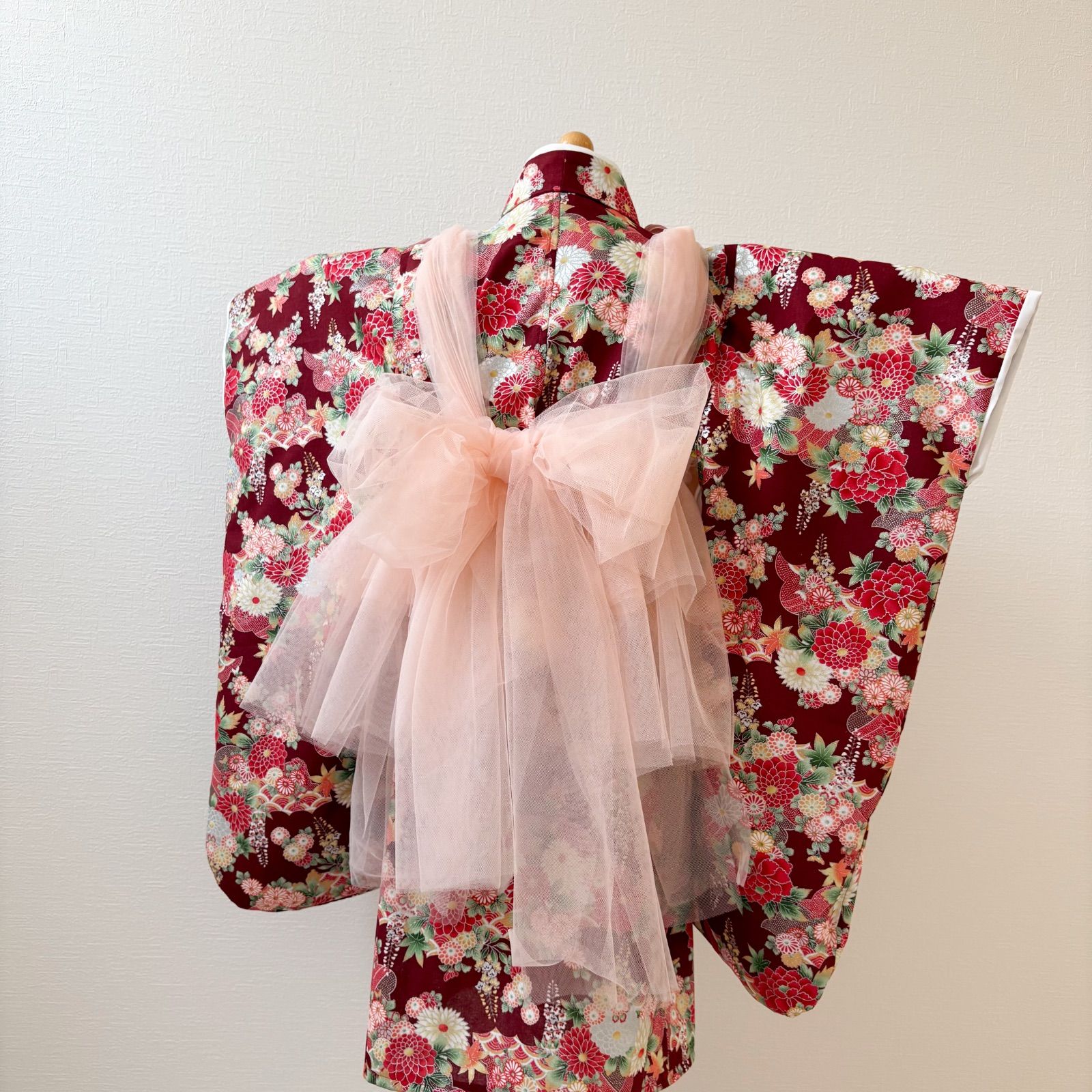 完成品特別価格】セパレート着物 チュール被布 七五三 - メルカリ