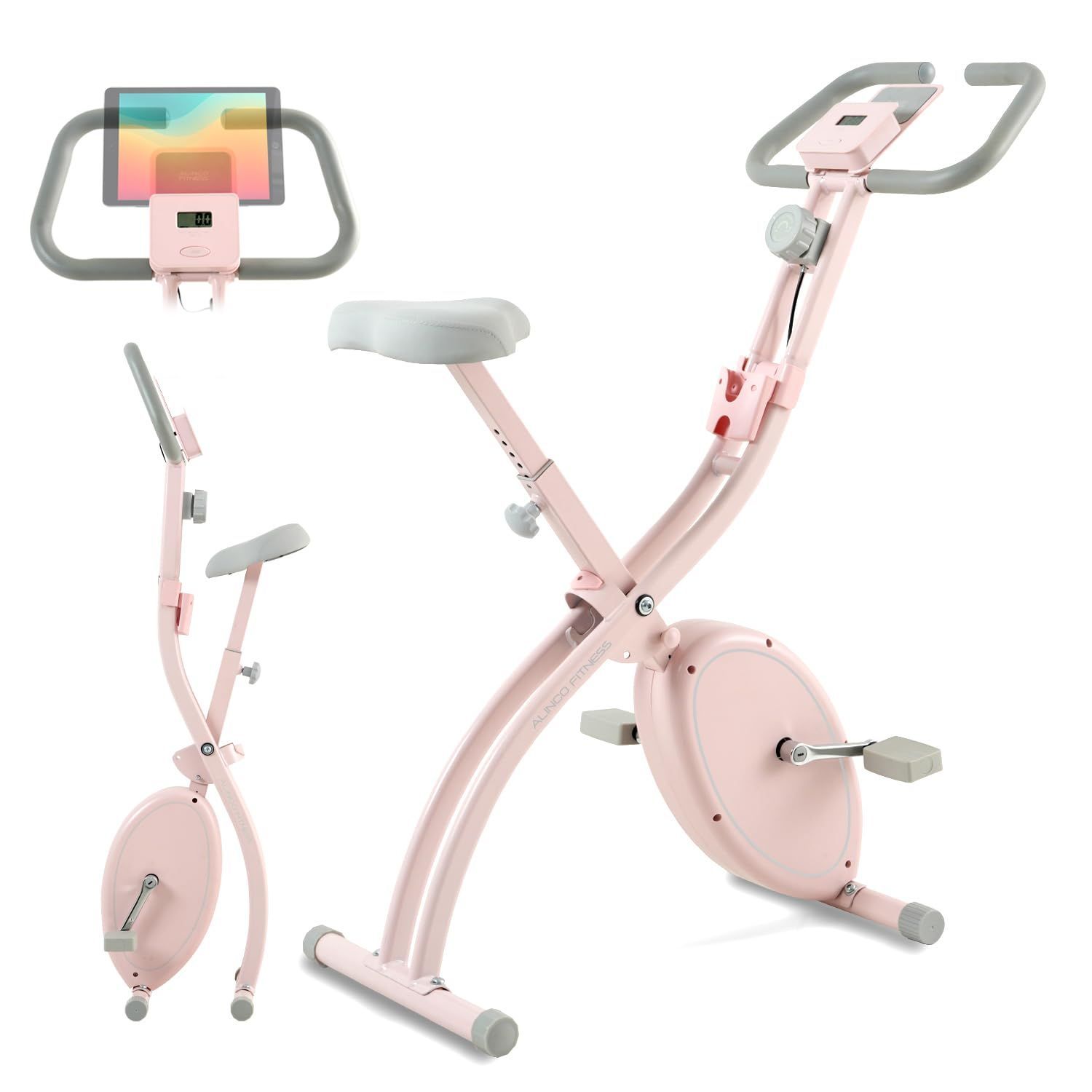 アルインコ(ALINCO) フィットネスバイク クロスバイク 静音 サドル調整 組立簡単 家庭用 折りたたみ 健康器具 ダイエット アルインコ(ALINCO) フィットネスバイク クロスバイク 静音 サドル調整
