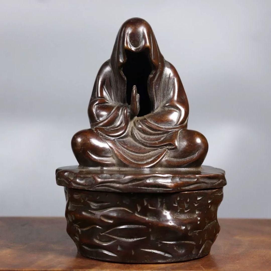 新品未使用】銅器 博山炉 室内茶道薫香炉 沈香檀香炉 装飾品
