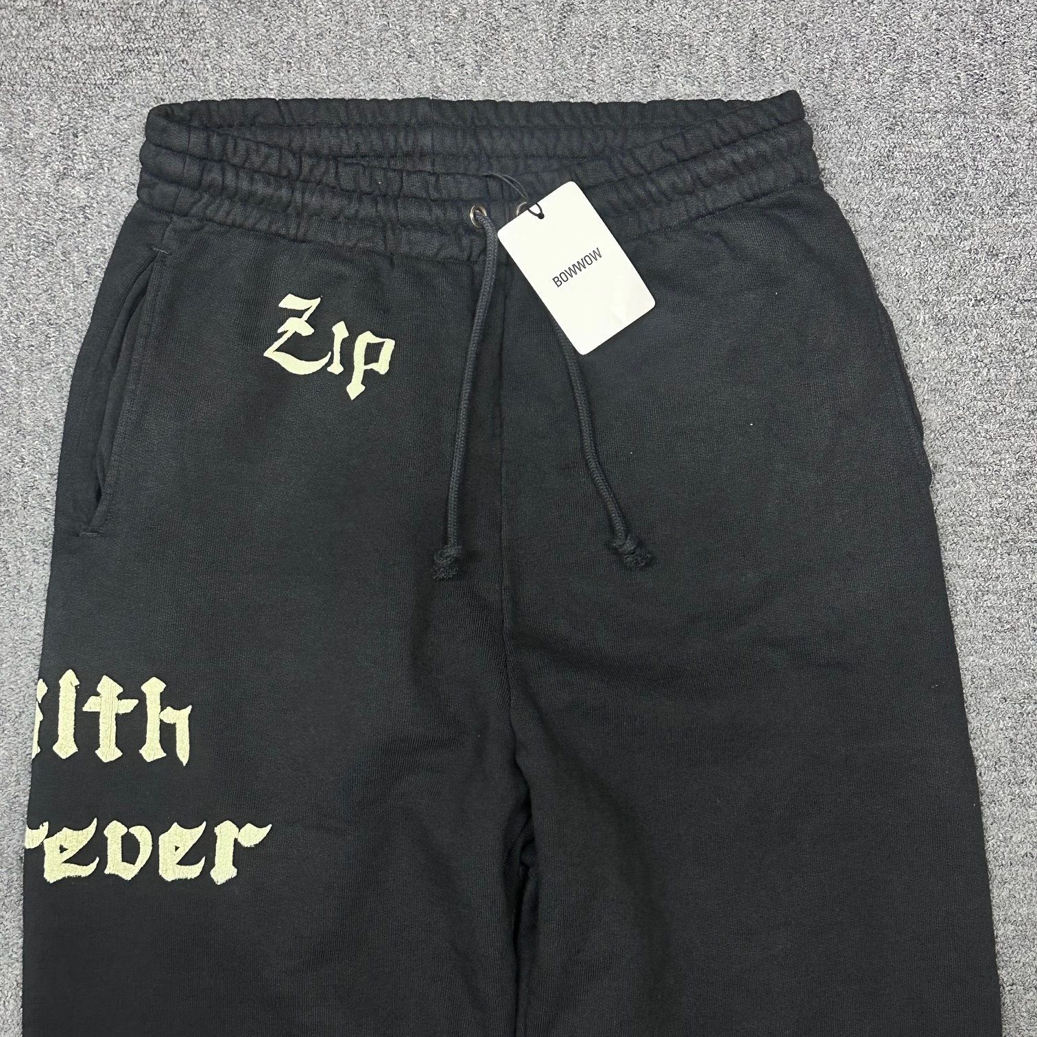 参考上代24200円 未使用品 BOWWOW 23AW ZIP DAMAGED SWEAT PANTS