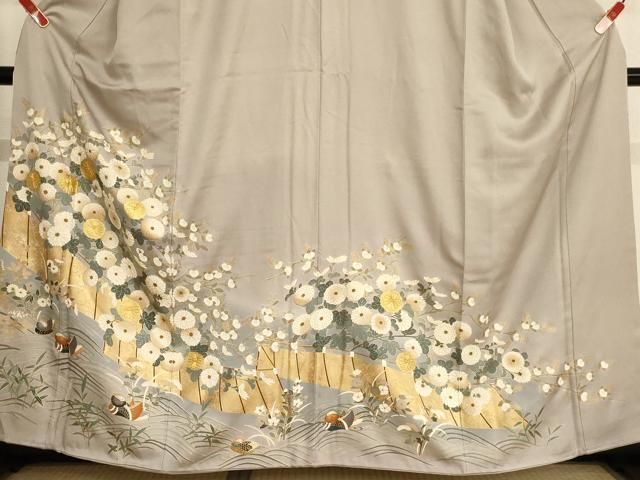 平和屋着物○洗える最高級着物 ＜英＞はなぶさ謹製 色留袖 蔓帯枝花文