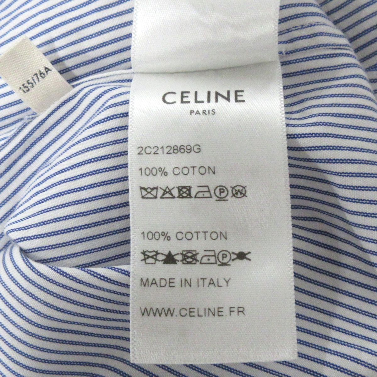 CELINE(セリーヌ) 長袖シャツブラウス サイズ34 S レディース美品 ...