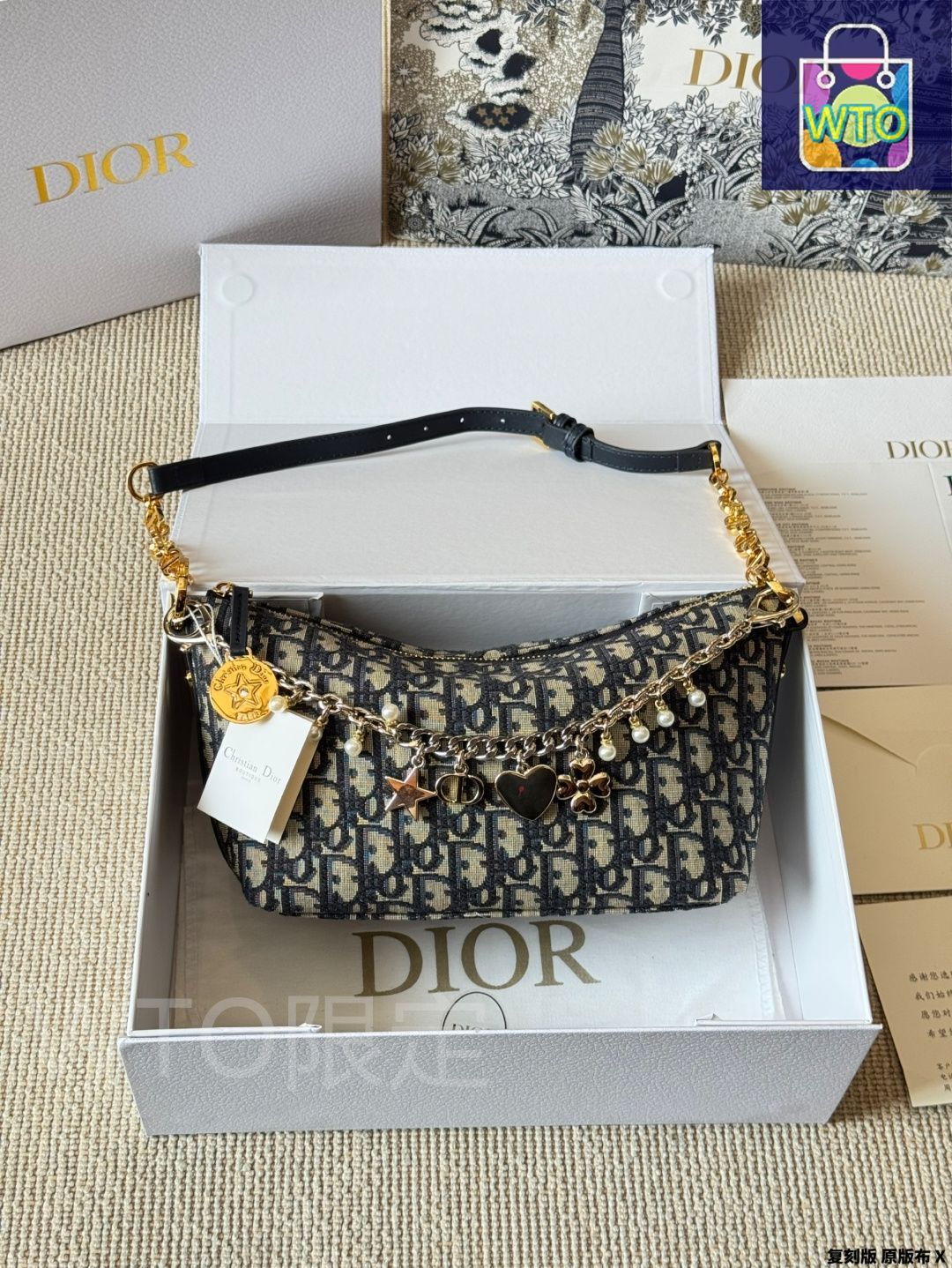 【上品★実用的】Dior スター チェーン ホーボーバッグ 24SS☆ミニマムで実用的♡】DIORstar ホーボーバッグ (Dior