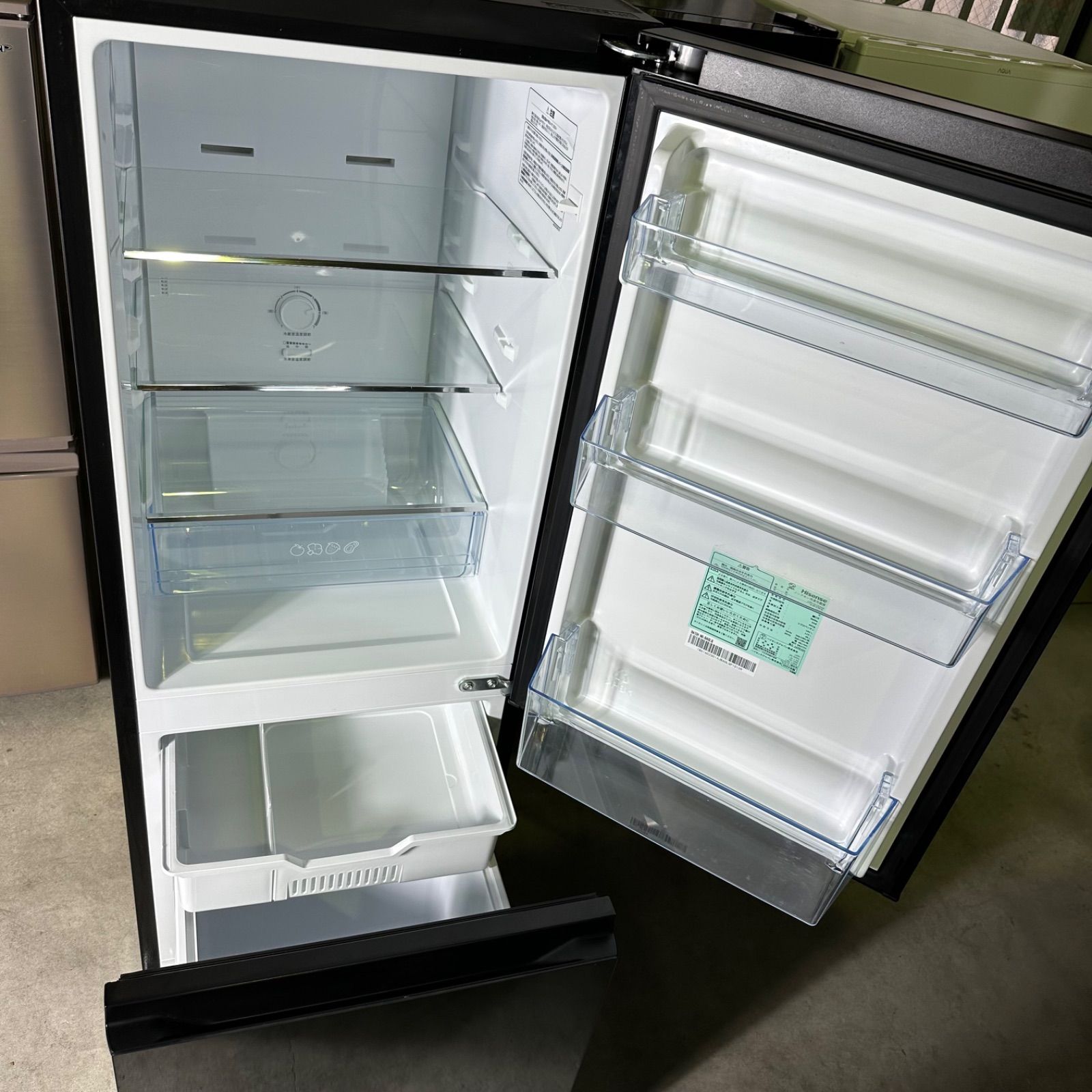 中古】Hisense ノンフロン冷凍冷蔵庫 HR-G16AM 162L 2023年製