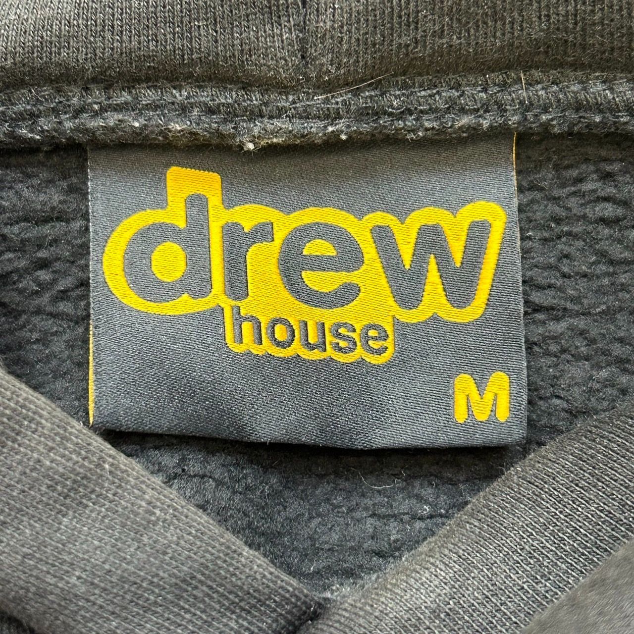 drew house ドリューハウス DECONSTRUCTED MASCOT HOODIE ブラック コットン フーディー 長袖 パーカー ロゴ スマイル ジャスティンビーバー