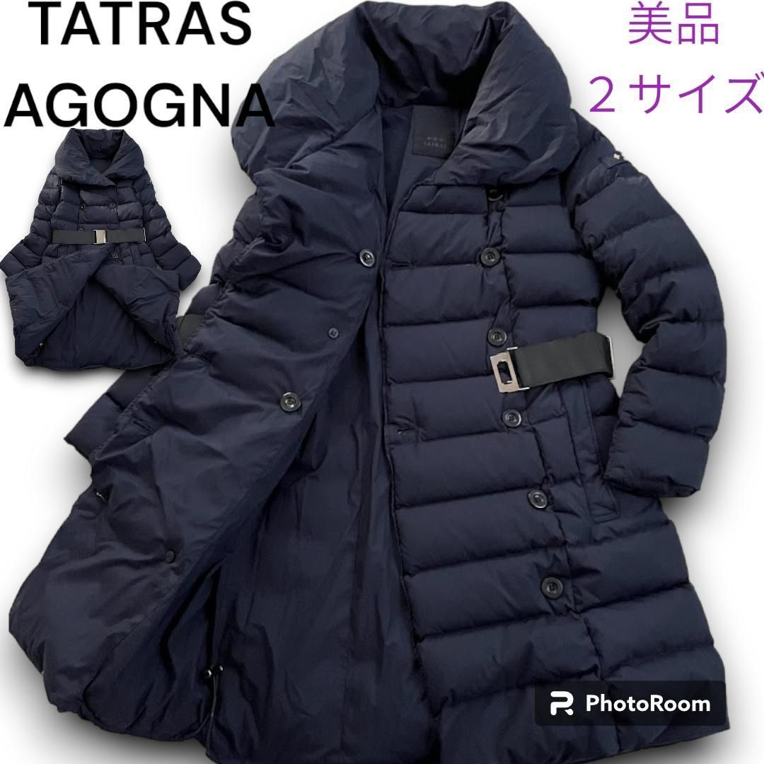 美品】TATRAS タトラス アゴーニャ ロングダウン ブラック 02種類