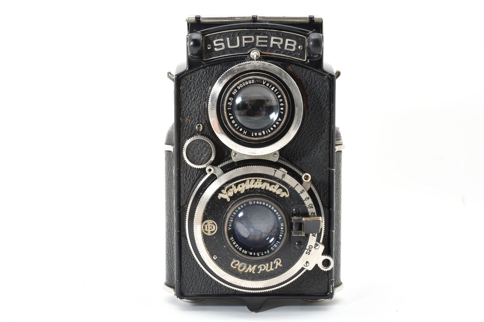 Voigtlander フォクトレンダー SUPERB スパーブ Heriar 75 mm F 3 5 ヘリアー 中判 二眼レフカメラ 2293