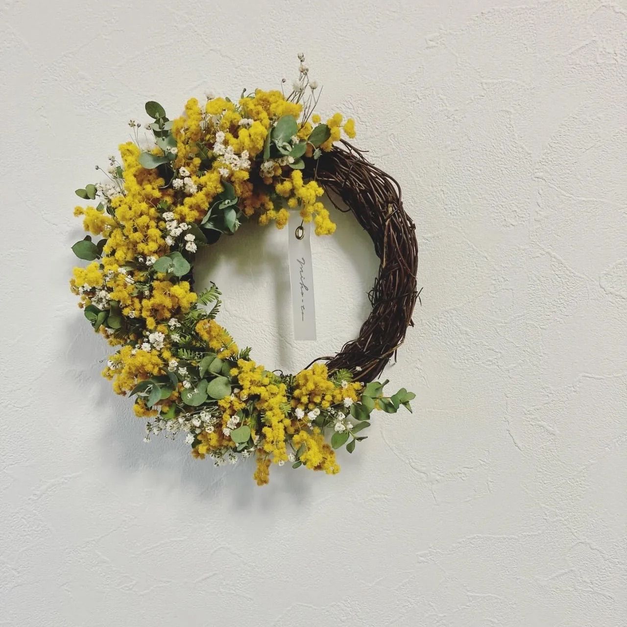 ミモザリース｜Fla-co（フラコ） - フラワーアレンジ作品投稿サイト