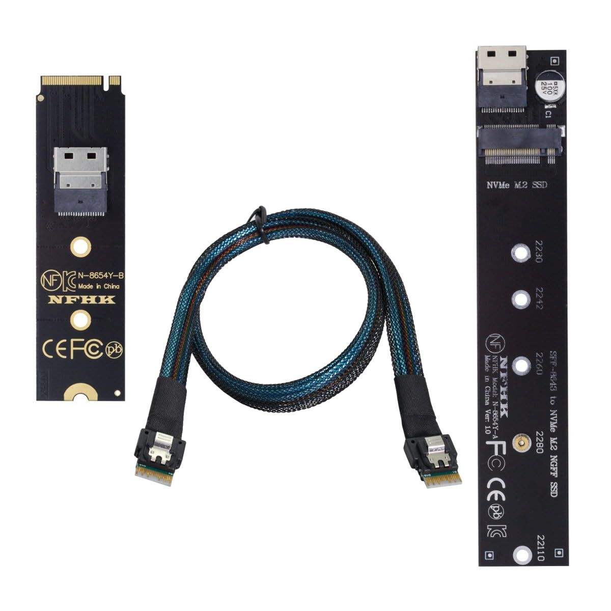 迅速発送】chenyang M.2 NVME NGFF M-Key SSD オス - メス 延長