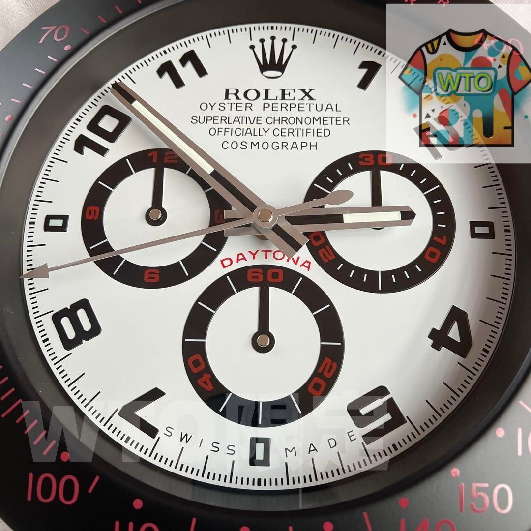 ロレックス ROLEX デイトナ　壁掛け時計　掛け時計　新品未使用 新品未使用 ロレックス デイトナ 現行タキメーターベゼル
