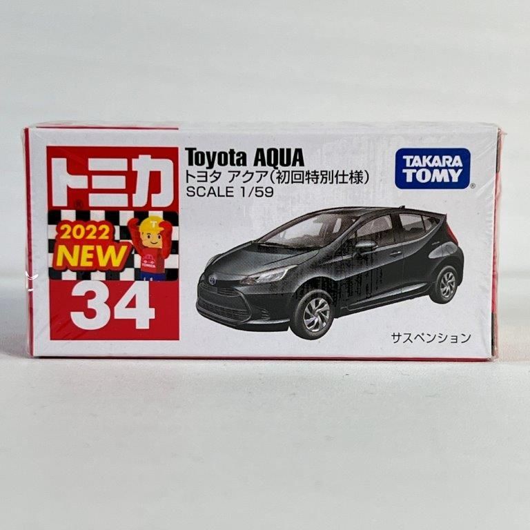 トミカ ミニカー No.34 トヨタ アクア（初回特別仕様） 箱 トミカ