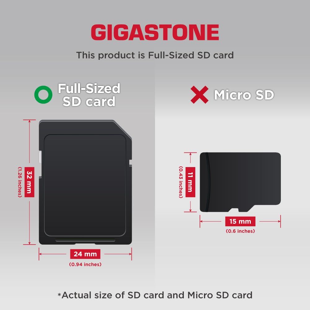 Gigastone SDカード 16 GB セット SDHC メモリーカード 高速 フルHD ビデオ SD card デジタルカメラ Full HD UHS I U 1 Class 10 ミニケース 付