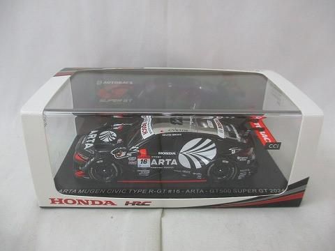 良品 ミニカー 1/43 ARTA MUGEN CIVIC TYPE R-GT ARTA GT500