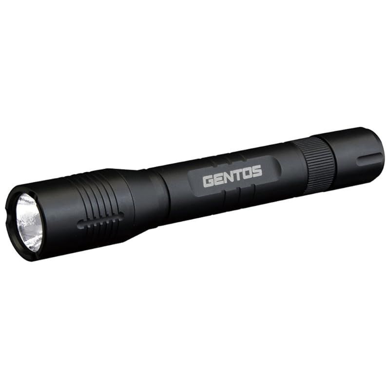 【新着商品】GENTOS(ジェントス) LED 懐中電灯 【明るさ120ルーメン/実用点灯7時間/防滴】 単3形電池2本使用 シンプルu0026ベーシック DM-032B ANSI規格準拠