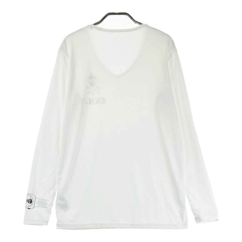サイズ 48 MARK-LONA マークアンドロナ モデル 長袖 インナーTシャツ ホワイト系 240101205028 ゴルフウェア メンズ ストスト