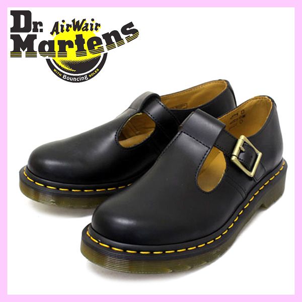 美品　Dr. Martens ドクターマーチン　POLLEY UK5 EU38 Dr.Martens ドクターマーチン POLLEY ポーリー BLACK ブラック