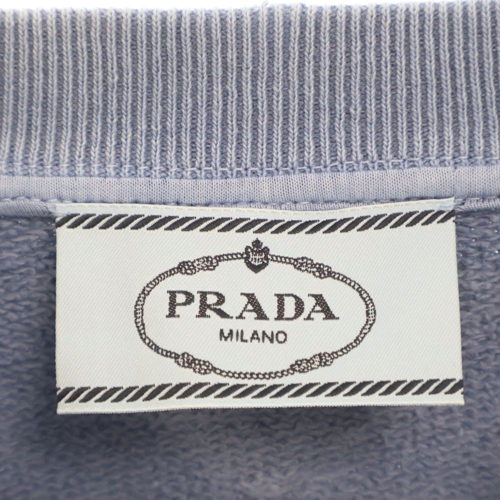 25ss ヴィンテージ加工スウェット　xL prada BRING梅田茶屋町店 | PRADA 25SS VINTAGE EFFECT カレッジロゴ