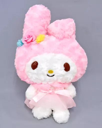 中古】ぬいぐるみ メロディ(ピンク) 3L ガーリーフラワーBIGぬいぐるみ