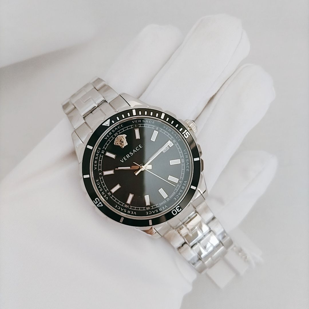 新品未使用】VERSACE Hellenyium 腕時計 グレカブレスレット VE3A00520 