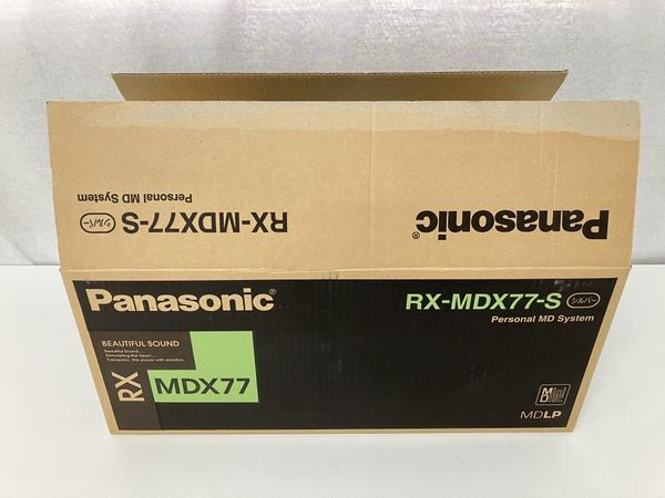 Panasonic パナソニック RX-MDX77-S CD デッキ 音響機材 オーディオ