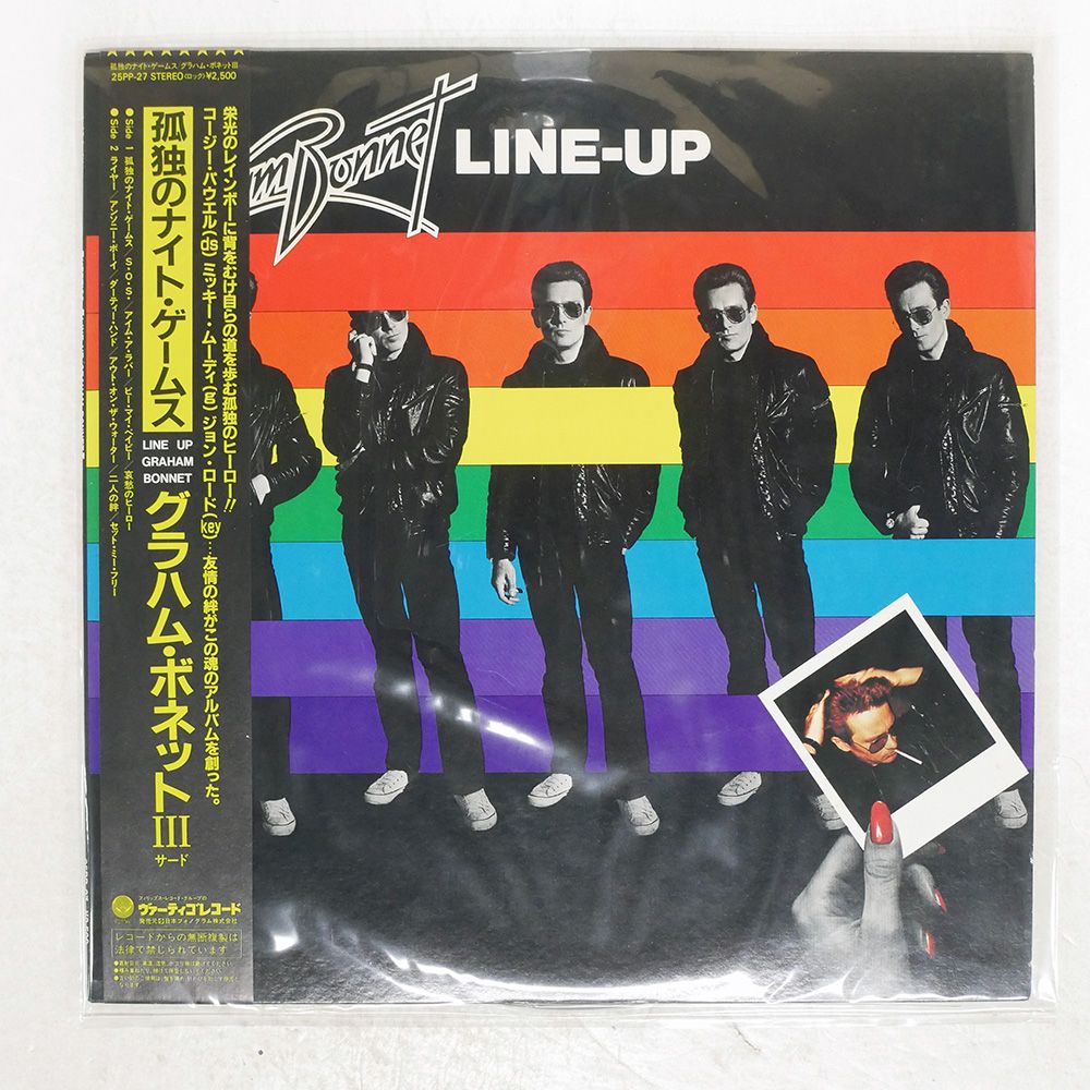 帯 国内盤 GRAHAM BONNET/LINE UP/VERTIGO 25PP27 LP - メルカリ