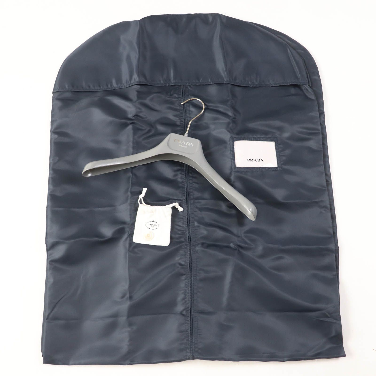 極美品☆PRADA プラダ 2021年製 292024 Re-Nylon ナイロン ロング丈  