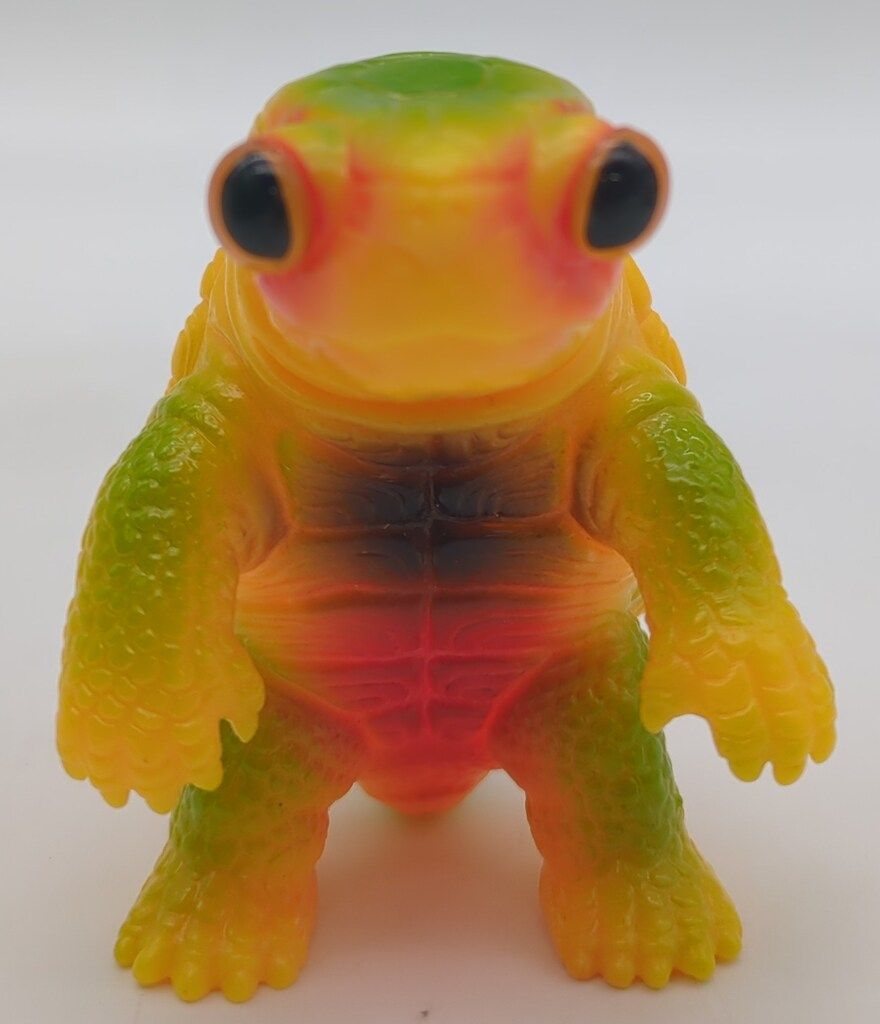 カメンゴ　ピコピコ重塗装　ミシシッピアカミミガメ　タケピコ　one up ソフビ カメンゴ ピコピコ重塗装 ミシシッピアカミミガメ タケピコ one up ソフビ