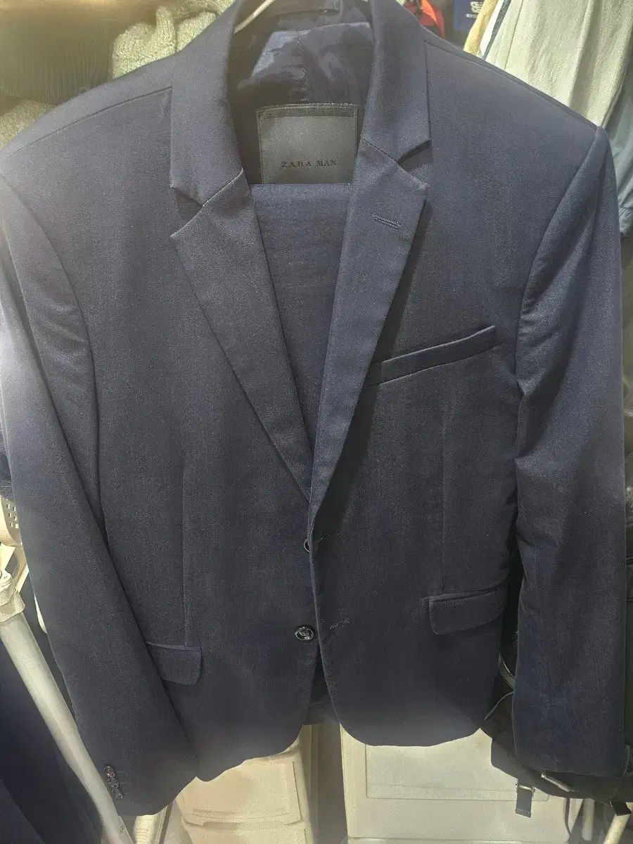 ZARA ネイビー スーツ 134cm 上下 セットアップ 1B grm-10751_001.jpg