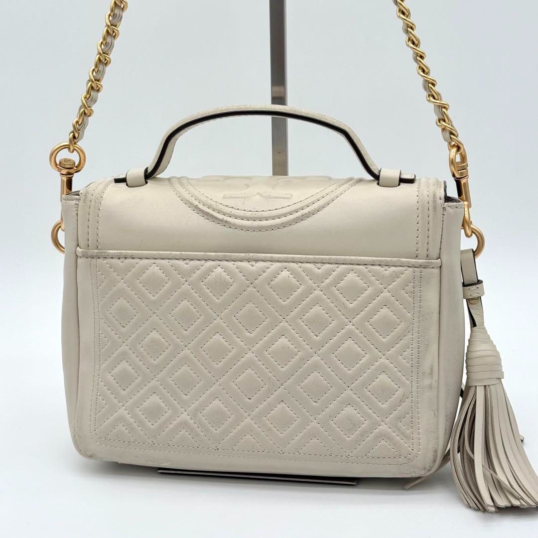 【良品】ToryBurch FLEMING タッセル ハンドバッグ 2way 良品】ToryBurch FLEMING タッセル ハンドバッグ 2way - メルカリ