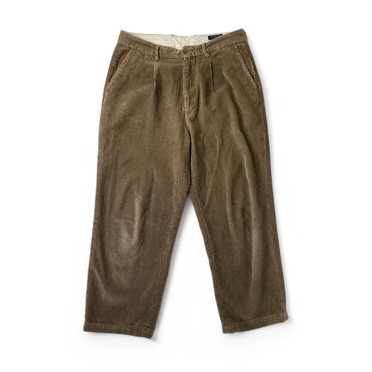 RICCARDO METHA　コーデュロイパンツ　ワイドパンツ　イタリア製　46 RICCARDO METHA リカルドメッサ コーデュロイ ワンタック