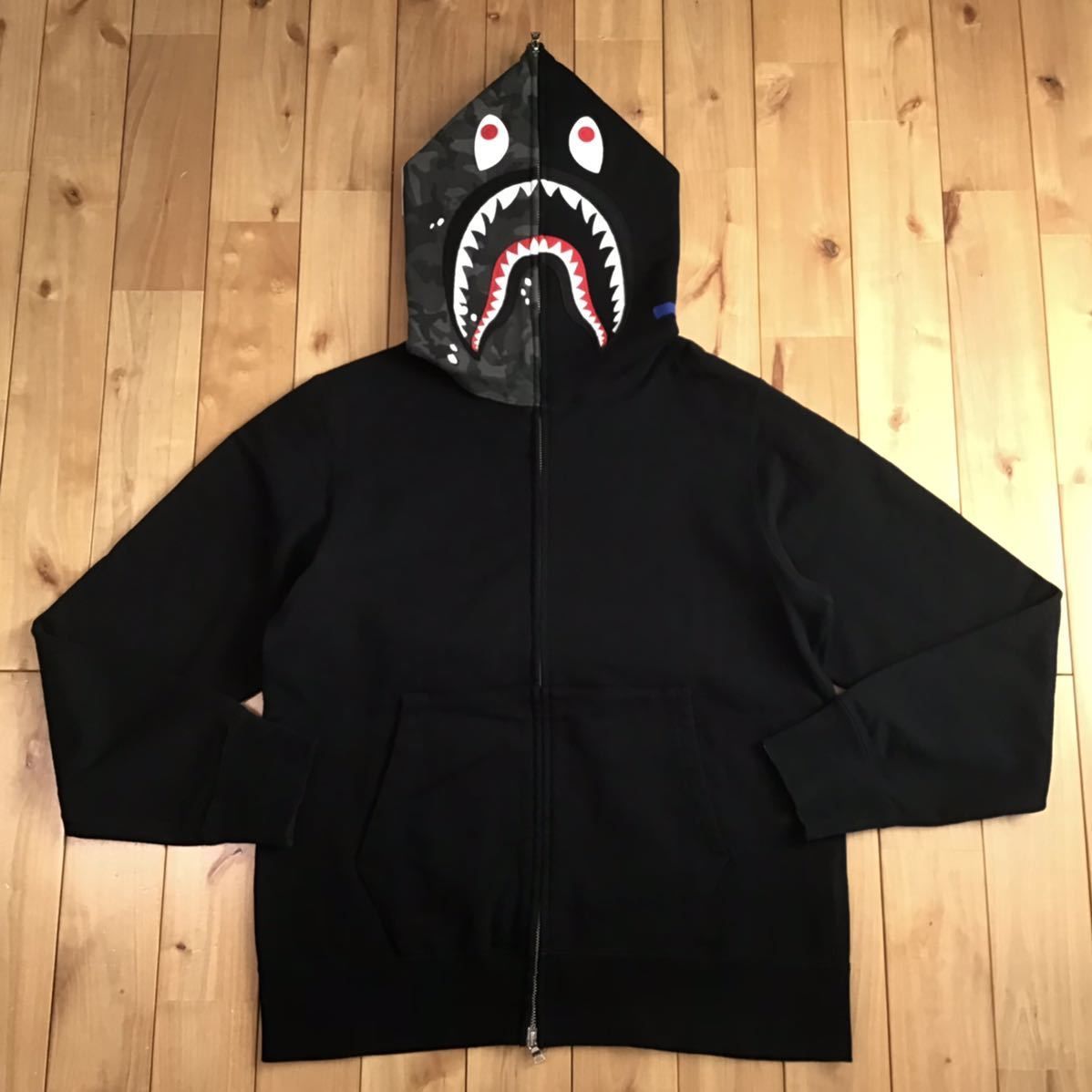 STUSSY BAPE シャークパーカー shark ベイプ ape エイプ - メルカリ