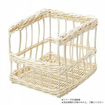 萬洋 まんよう 樹脂フランスパンスタンド前開き 白 大 91-109A