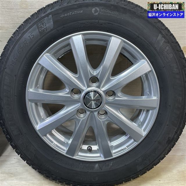 トヨタ 15インチホイール ミシュランタイヤセット 80系 ノア