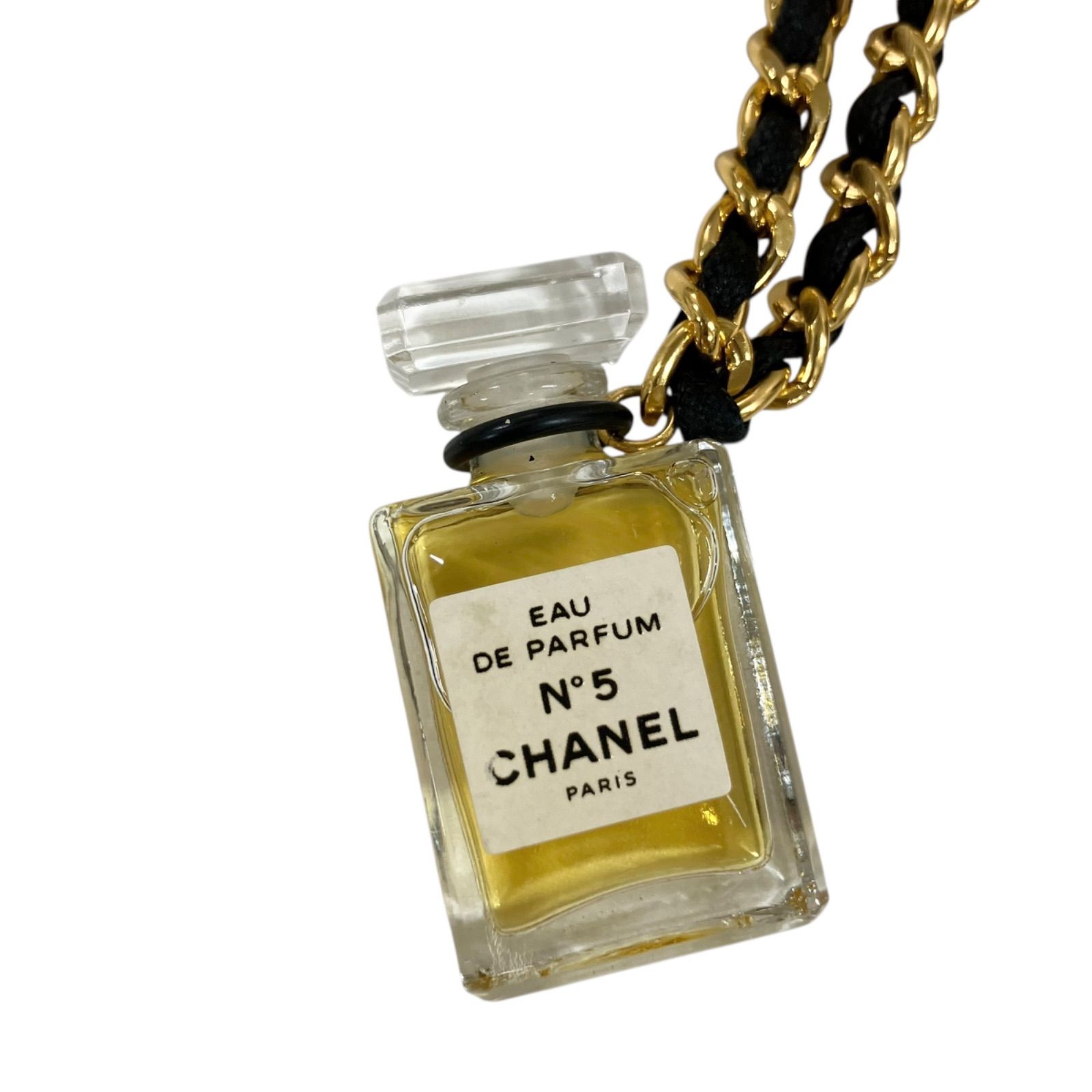 CHANEL シャネル no.5フレグランスミニボトルネックレス - メルカリ