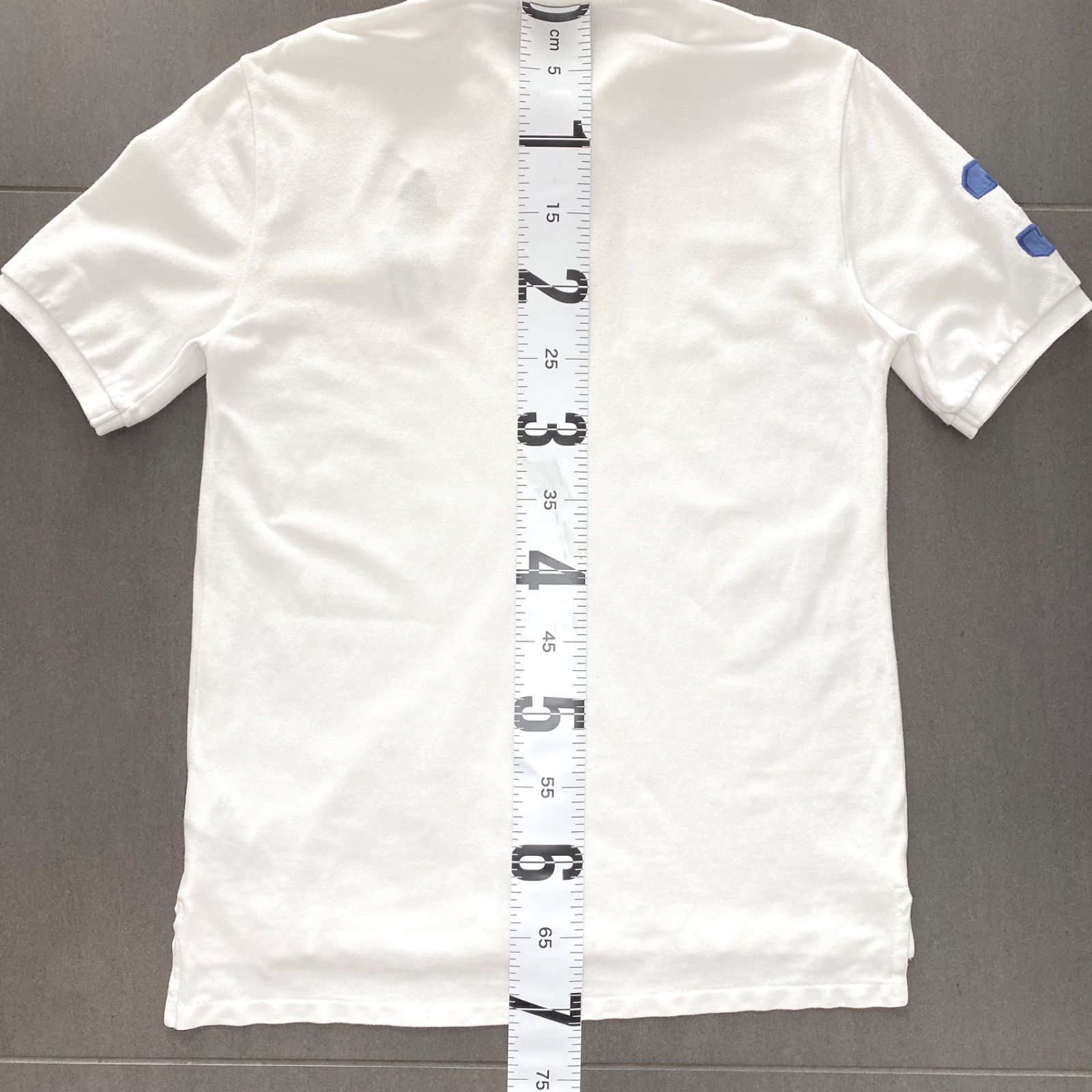 Polo by Ralph Lauren ビッグポニー USA 刺繍 ホワイト Polo ポロラルフローレン ビッグポニー刺繍 No.3パッチ ホワイト