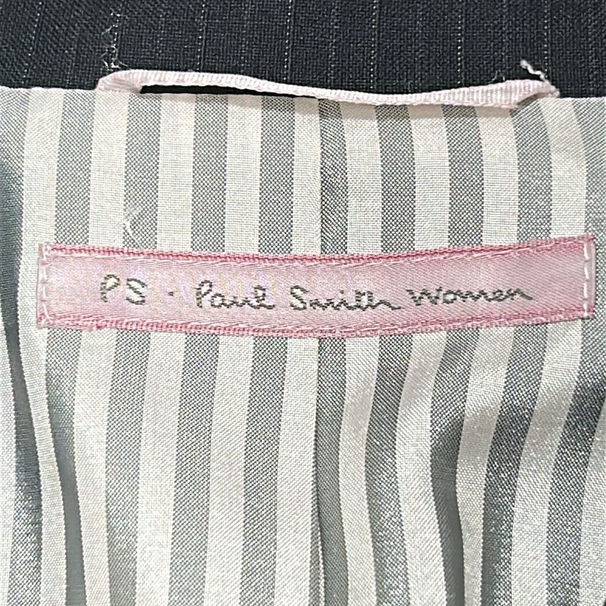 ポールスミス　レディース　パンツスーツ　グレー　ピンクストライプ ポールスミス レディース パンツスーツ グレー ピンクストライプ 楽天