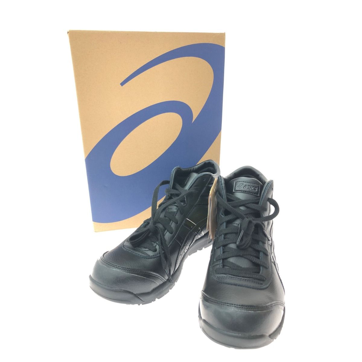 ASICS 安全靴 ブラック JSAA認定 ▽▽asics アシックス 安全靴 スニーカータイプ ハイカット JSAA