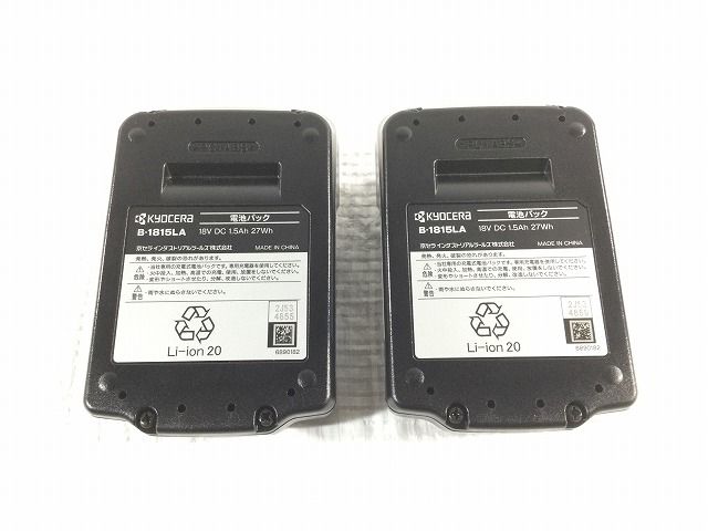 バッテリー2個付き