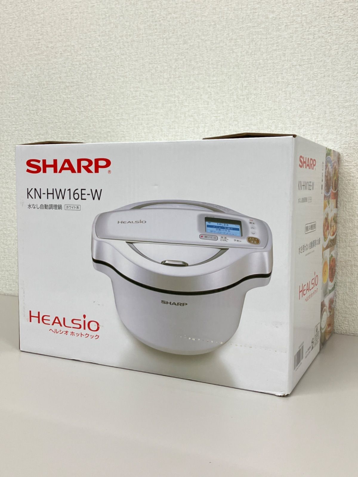 新品未使用】シャープ ヘルシオ KN-HW16E-W ホットクック ホワイト 