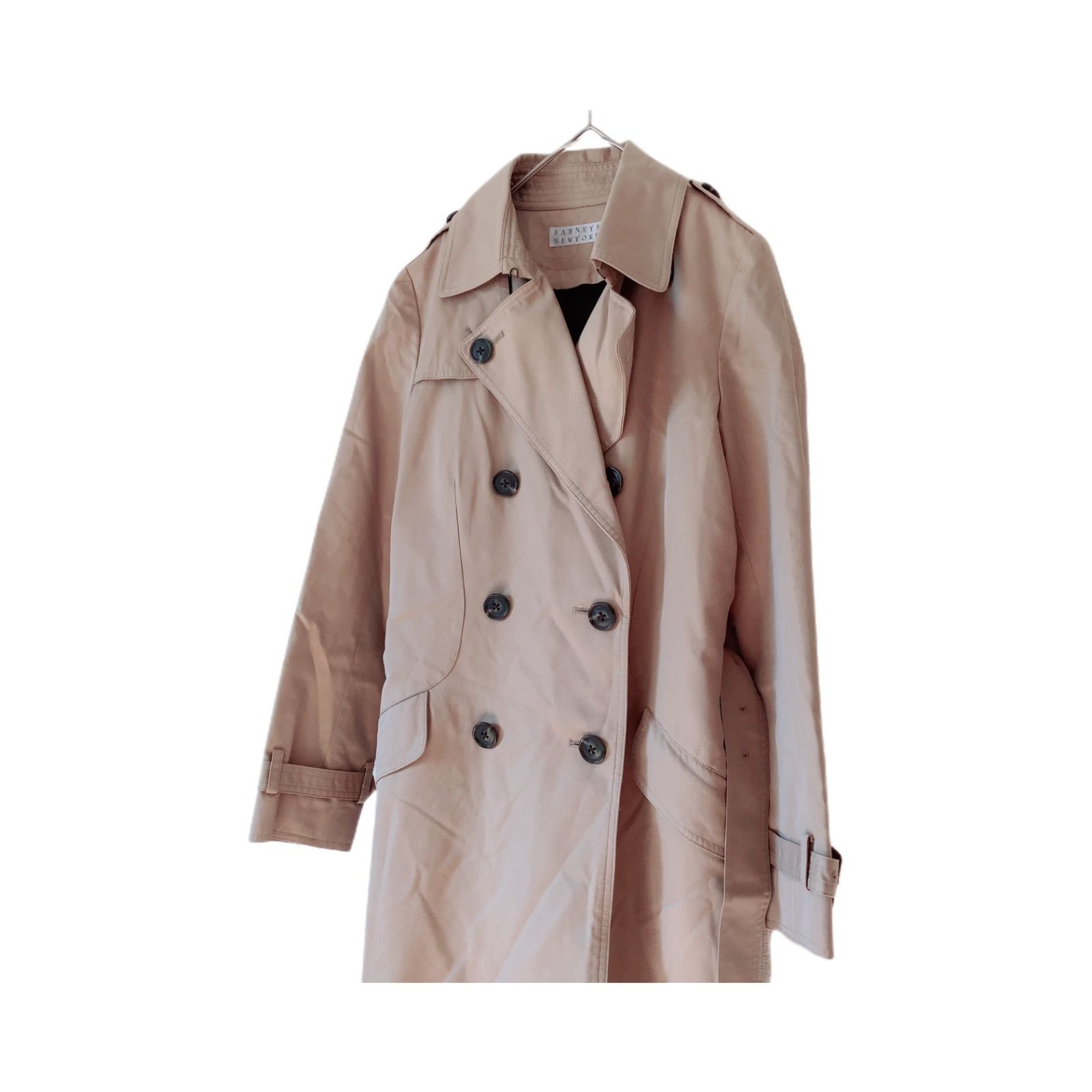 BARNEYS NEW YORK ピーコート M ベージュ ステンカラーコート（2234916）｜BARNEYS NEW YORK(バーニーズ