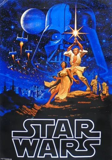 中古】ポスター A2ポスター A 「Happyくじ スター・ウォーズ サーガ