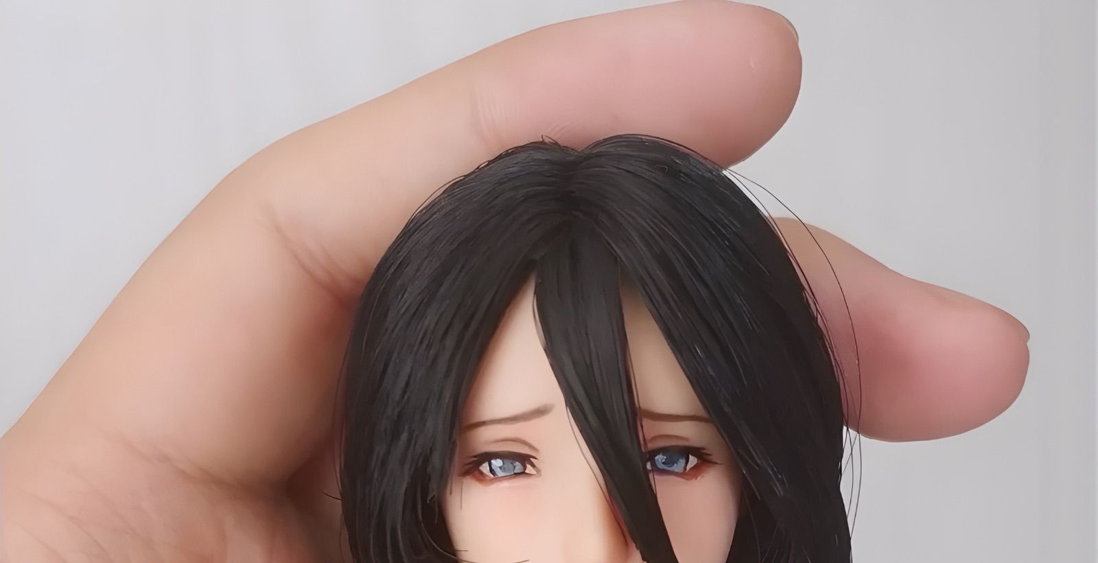 1/6 フィギュア ヘッド 女性 手彫り 完全植毛 12インチ 困り顔