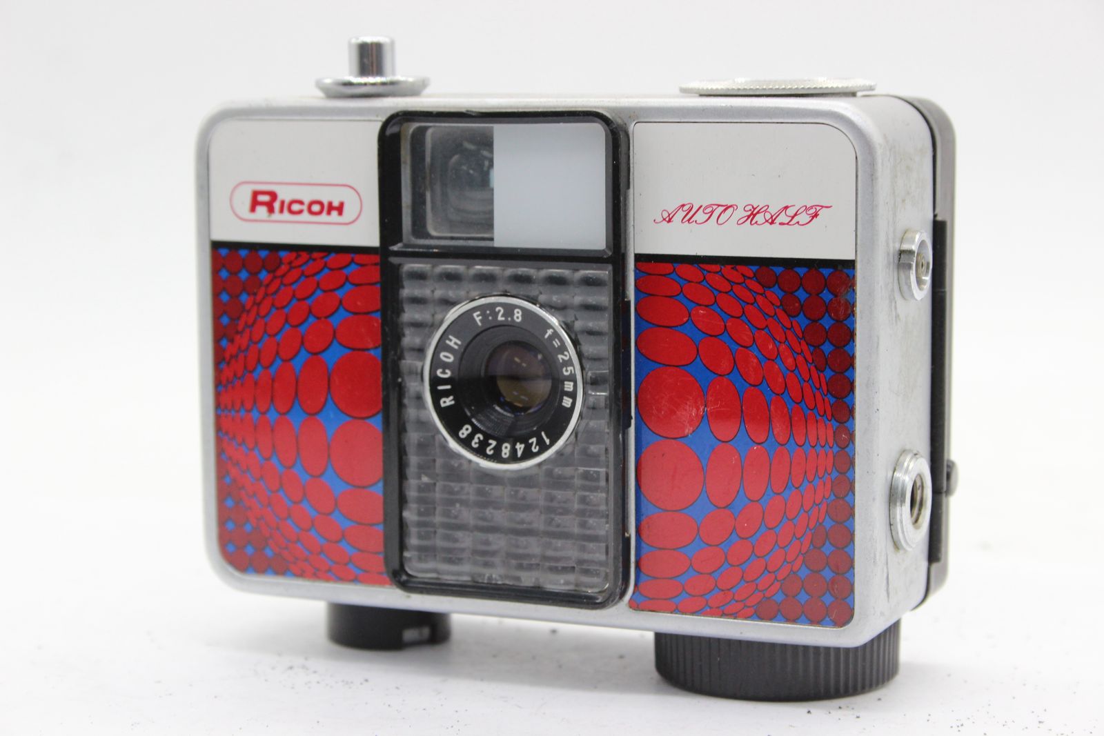 【返品保証】 リコー Ricoh Auto Half E 25mm F2.8 コンパクトカメラ s2236