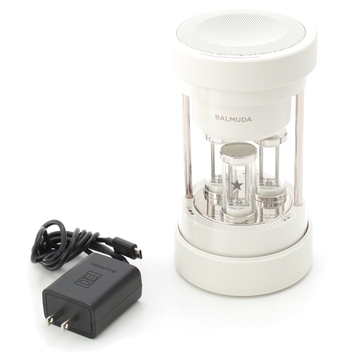 バルミューダ BALMUDA The Speaker オーディオ機器 ワイヤレススピーカー M01A-WH ホワイト