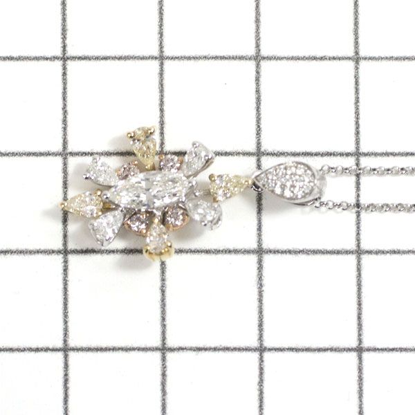 【リメイク】K18YG ダイヤモンド ネックレス 0.52CT