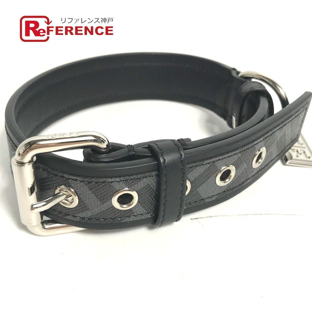 FENDI フェンディ 首輪 ズッカ ドッグカラー 犬 ペット 8AC016 レザー