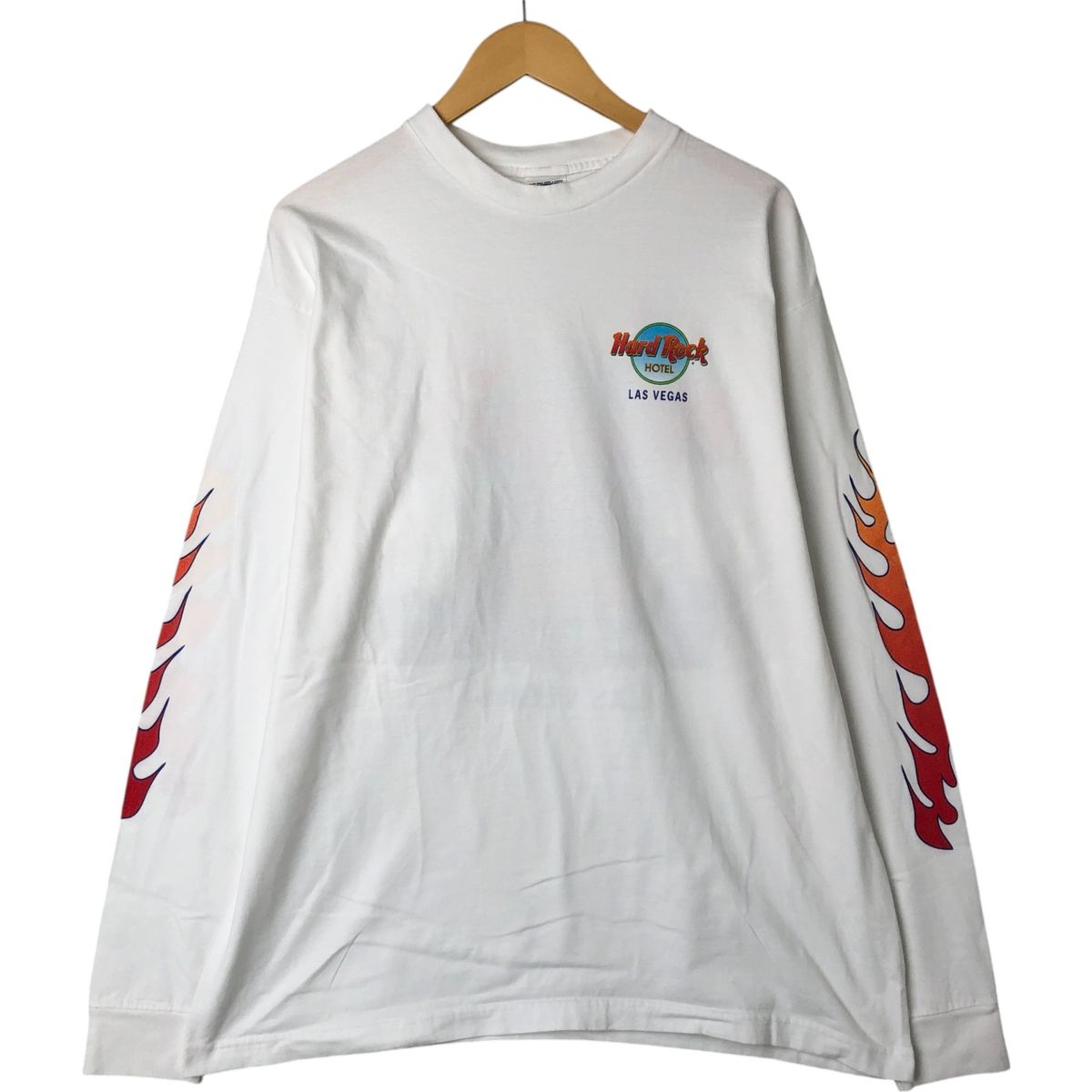 古着 ハードロックホテル Hard Rock HOTEL バックプリント アドバタイジング ロングTシャツ ロンT メンズXXL相当|eaa542446