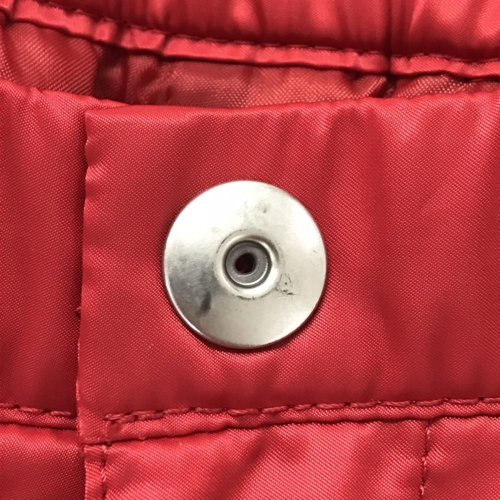 パーリーゲイツ 中綿パンツ レッド×ネイビー ロゴワッペン ウエストゴム レディース 1 M ゴルフウェア PEARLY GATES LLC-HASEGAWATOSO_COM