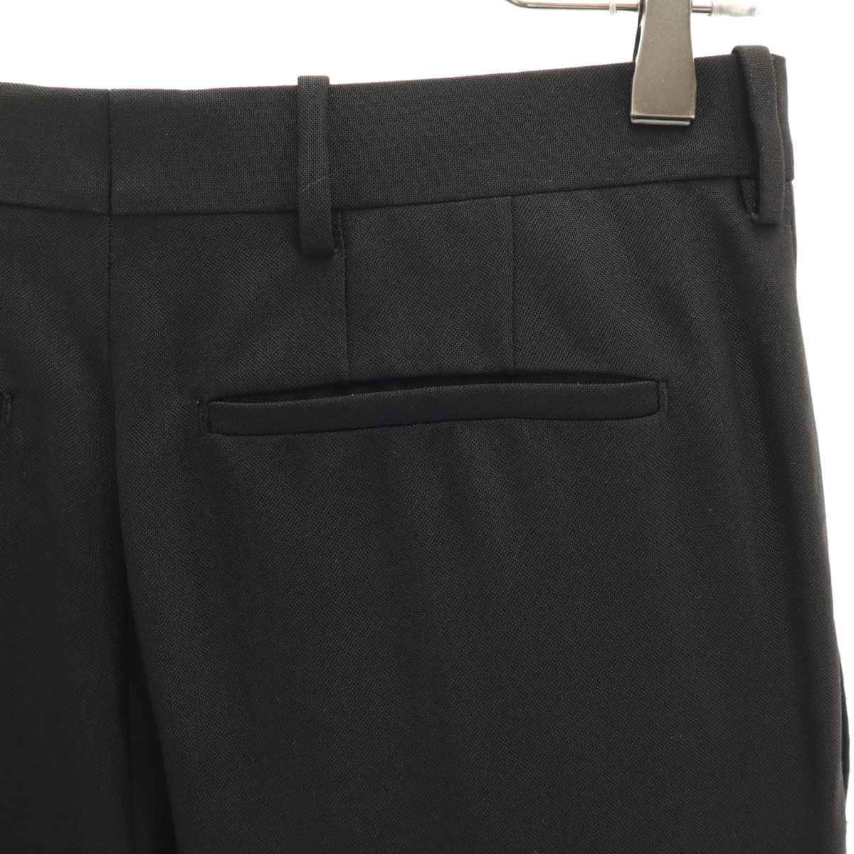 古着 BALENCIAGA バレンシアガ イタリア製 レーヨンブレンド スラックスパンツ 44 ブラック メンズ BALENCIAGA バレンシアガ イタリア製 レーヨンブレンド スラックス